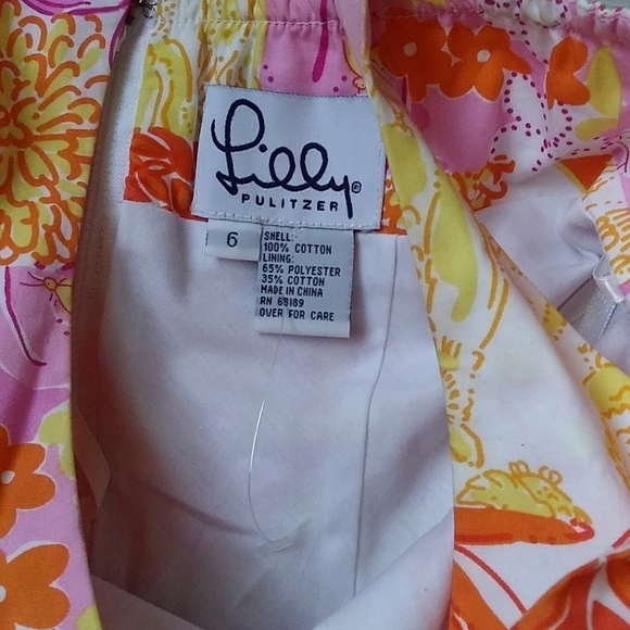 LILLY PULITZER Nightlife Fire Fly dress glow dark - Picture 6 of 16